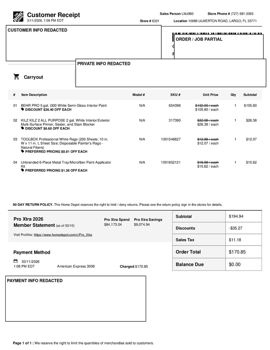 H6321 521751 Receipt